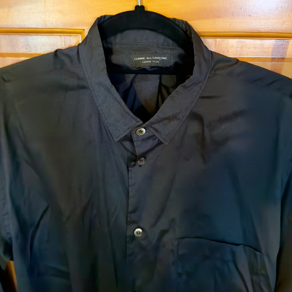Comme des Garçons Vintage 1987 Black Button-Up Shirt EUC